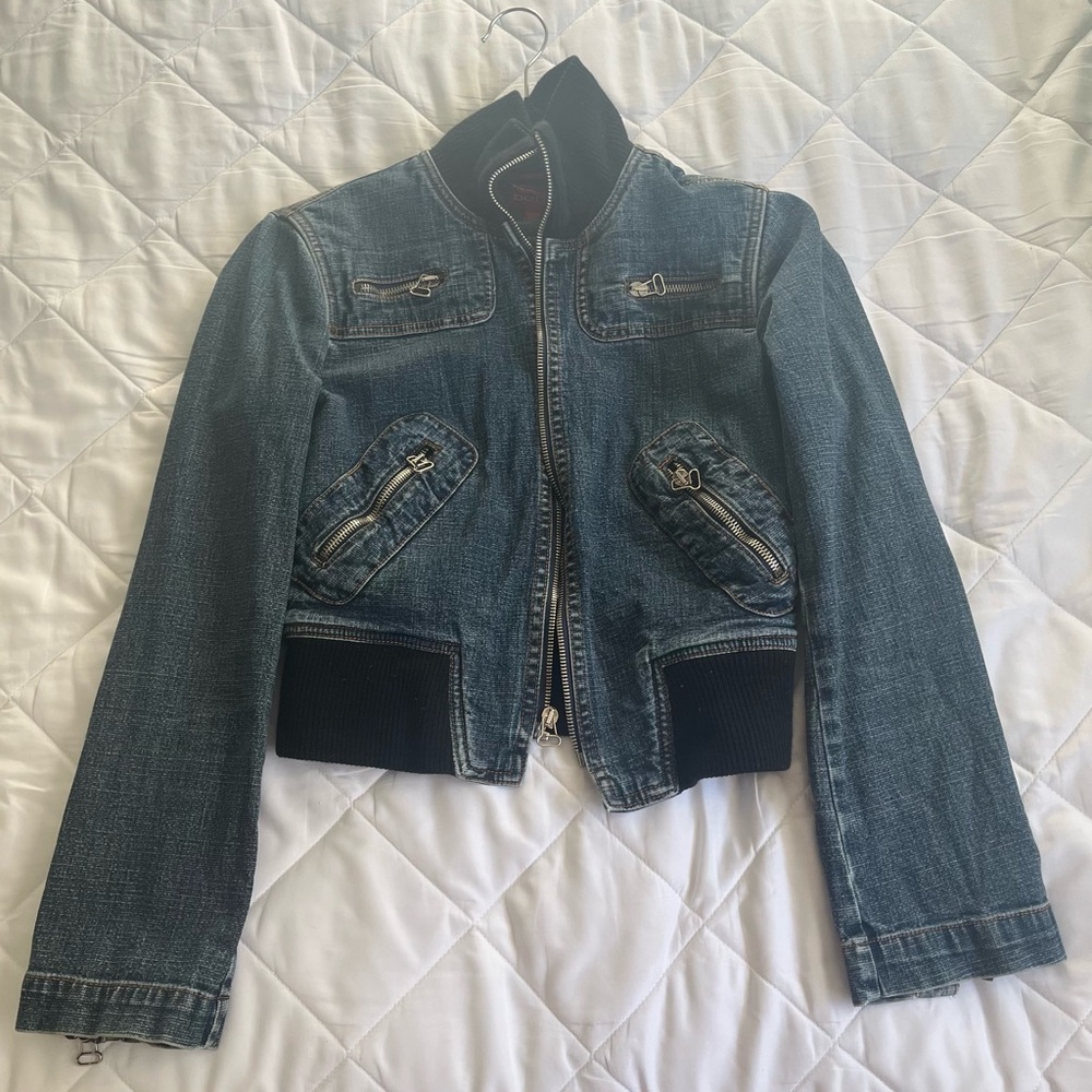 Vintage 90s Women’s Bebe Denim Jacket